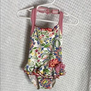 Monsoon Adorable Floral Print Kids Swimsuit